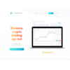 Automatic crypto trading terminal with bot Binance